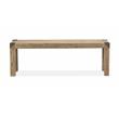 Magnussen Ainsley Acacia Veneer and MDF Top Bench in Tan