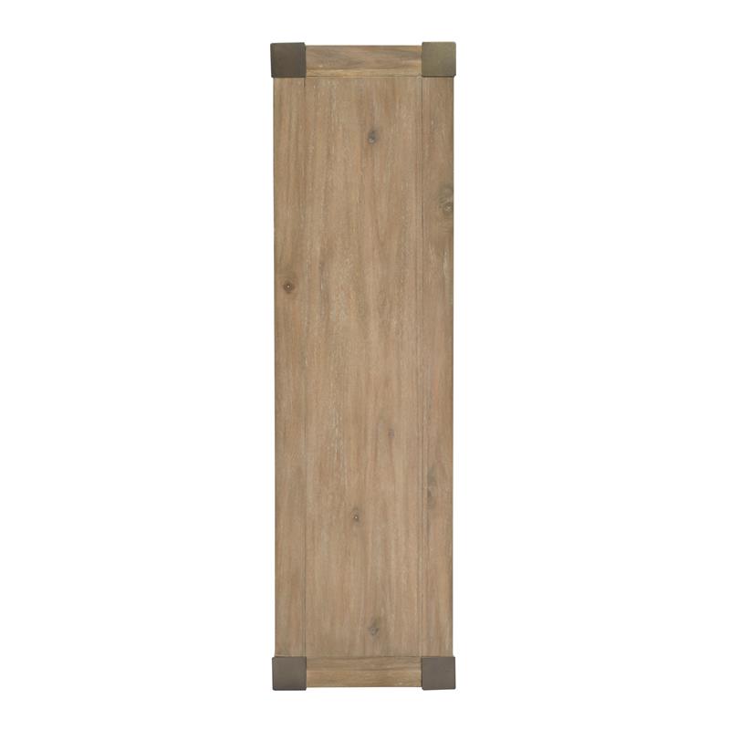 Magnussen Ainsley Acacia Veneer and MDF Top Bench in Tan