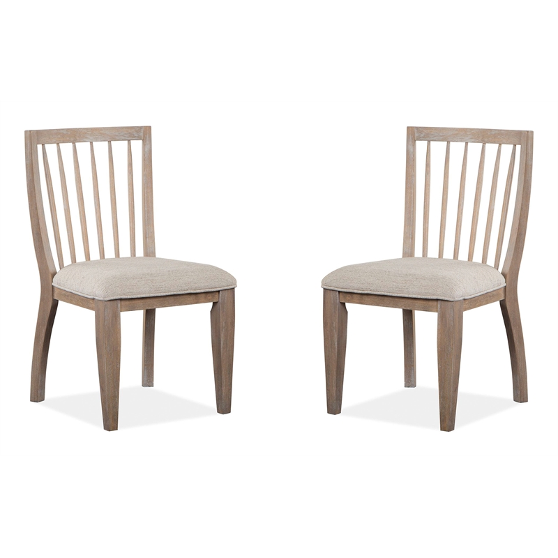 Magnussen Ainsley Dining Side Chair with Upholstered Seat (Set of 2)