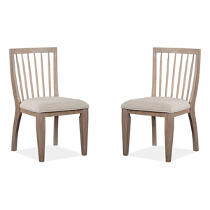 Magnussen Ainsley Dining Side Chair with Upholstered Seat (Set of 2)