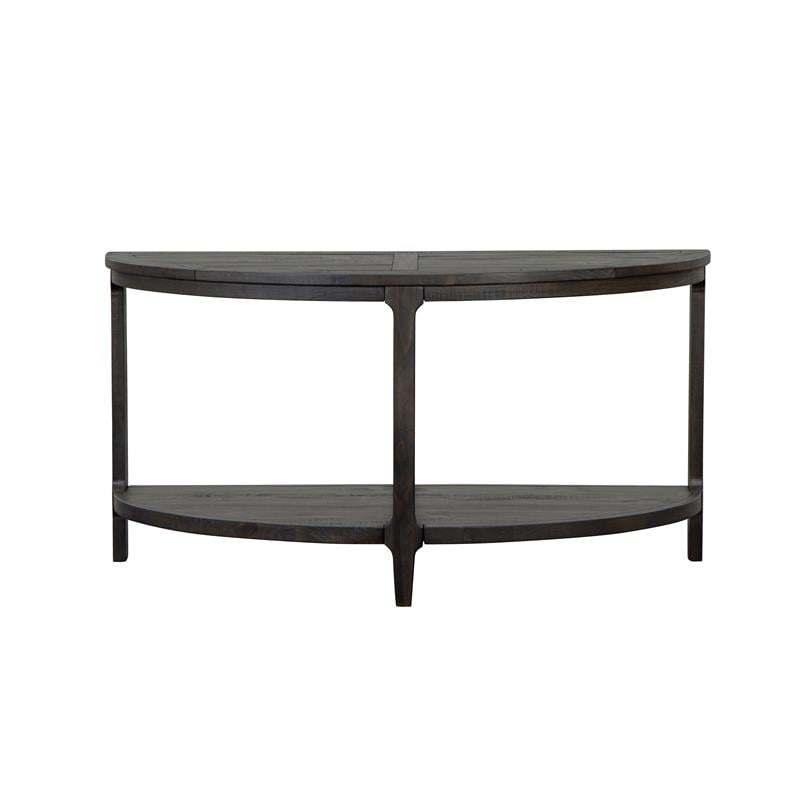 Magnussen Boswell Demilune Pine Solid Wood Sofa Table