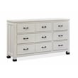 Magnussen Home Newport 9-Drawers Bedroom Dresser in Alabaster