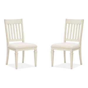 Magnussen Newport Upholstered Wood Dining Side Chair (Set of 2)