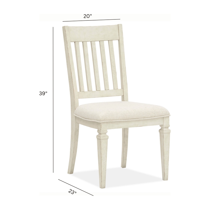 Magnussen Newport Upholstered Wood Dining Side Chair (Set of 2)