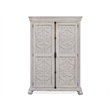 Magnussen Home Bronwyn Alabaster 2-Drawers/2-Shelves Bedroom Armoire
