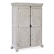Magnussen Home Bronwyn Alabaster 2-Drawers/2-Shelves Bedroom Armoire