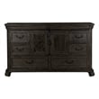 Magnussen Home Bellamy Peppercorn Drawer Dresser With Shaped Mirror