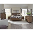 Magnussen Home Bay Creek Toasted Nutmeg Drawer Dresser With Landscape Mirror