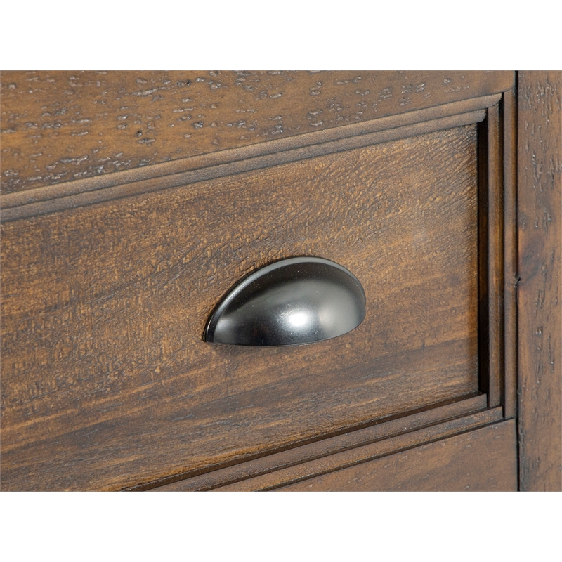 Magnussen Home Bay Creek Toasted Nutmeg Queen Lamp Panel Storage Bed