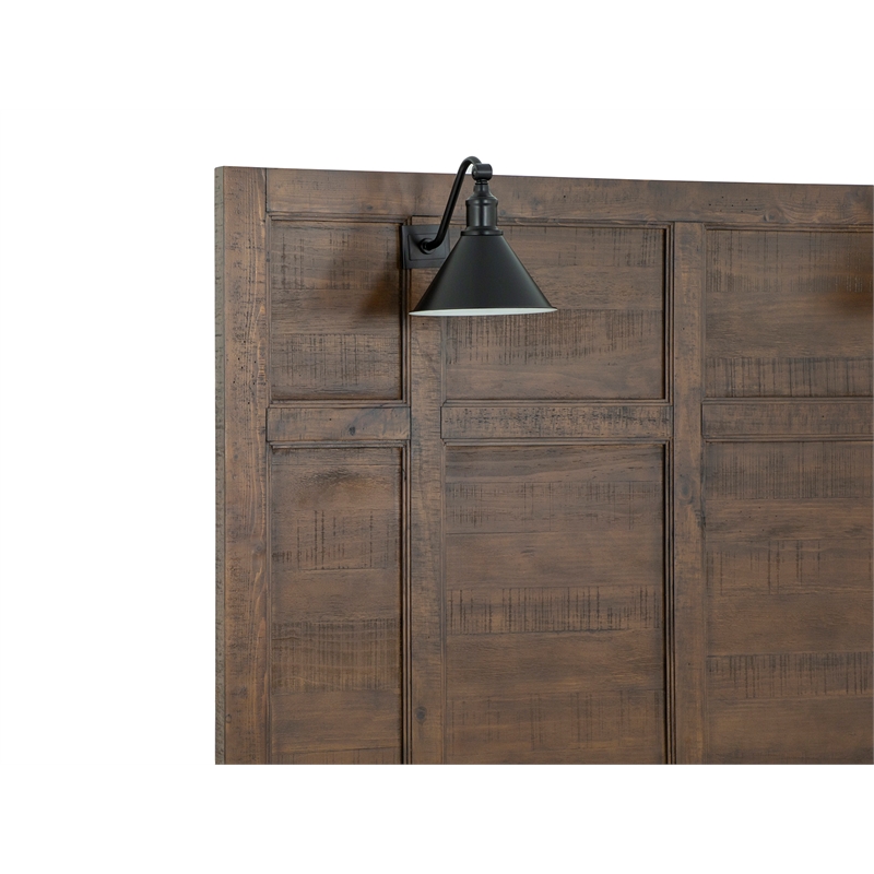 Magnussen Home Bay Creek Toasted Nutmeg King Lamp Panel Storage Bed