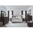 Magnussen Home Rowan Espresso King Upholstered Panel Bed