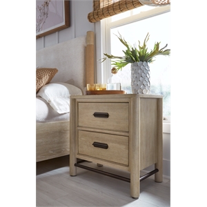 Salt Life Home Sunset Cove Sanibel Brown Drawer Nightstand