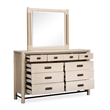 Salt Life Home Sunset Cove Sanibel Brown Drawer Dresser With Landscape Mirror