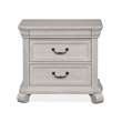 Magnussen Home Bronwyn Alabaster Drawer Nightstand