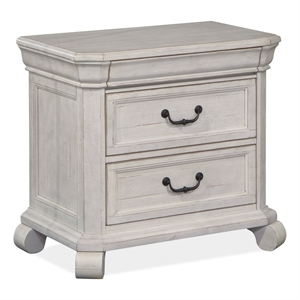 Magnussen Home Bronwyn Alabaster Drawer Nightstand