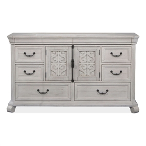 Magnussen Home Bronwyn Alabaster 8-Drawer Bedroom Dresser