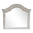 Magnussen Home Bronwyn Alabaster Drawer Dresser With Shaped Mirror