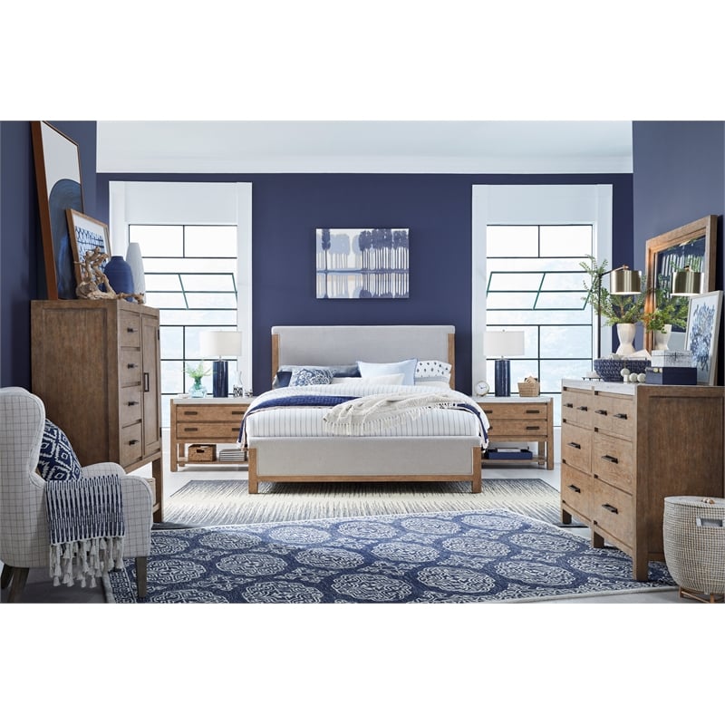 Magnussen Home Plum Creek Sierra Brown 6-Drawers Bedroom Dresser