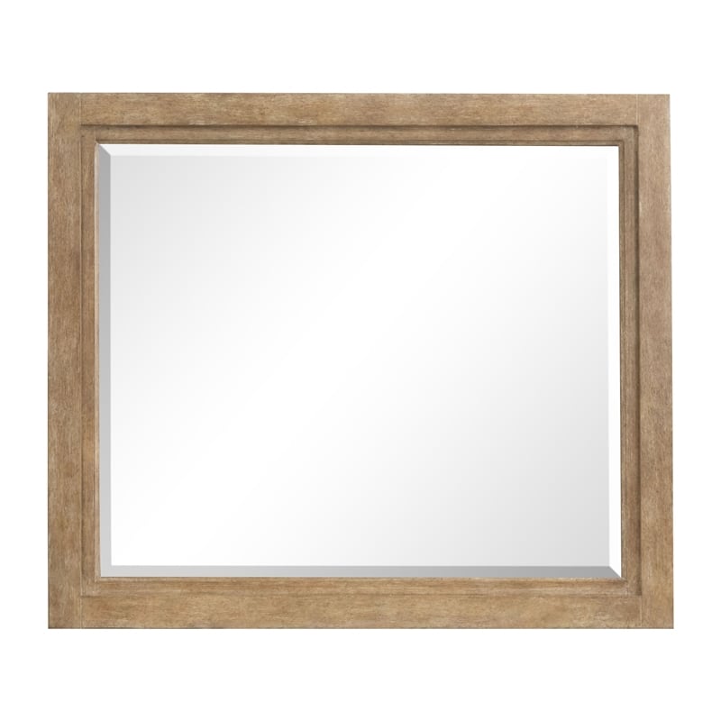 Magnussen Home Plum Creek Sierra Brown Drawer Dresser With Landscape Mirror