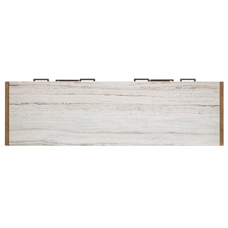 Magnussen Home Plum Creek Sierra Brown Drawer Dresser With Landscape Mirror