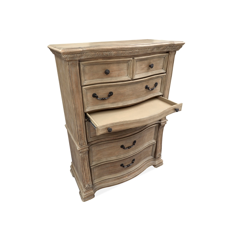 Magnussen Home Marisol Fawn 5-Drawers Bedroom Chest in Fawn Finish