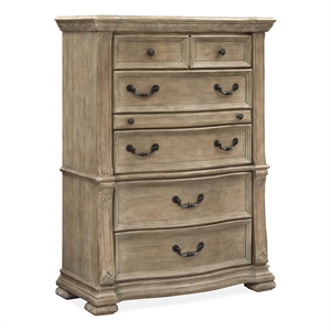 Magnussen Home Marisol Fawn 5-Drawers Bedroom Chest in Fawn Finish