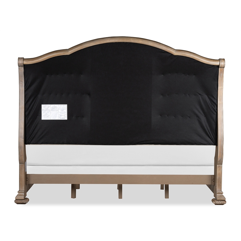 Magnussen Home Marisol Fawn Queen Upholstered Sleigh Bed
