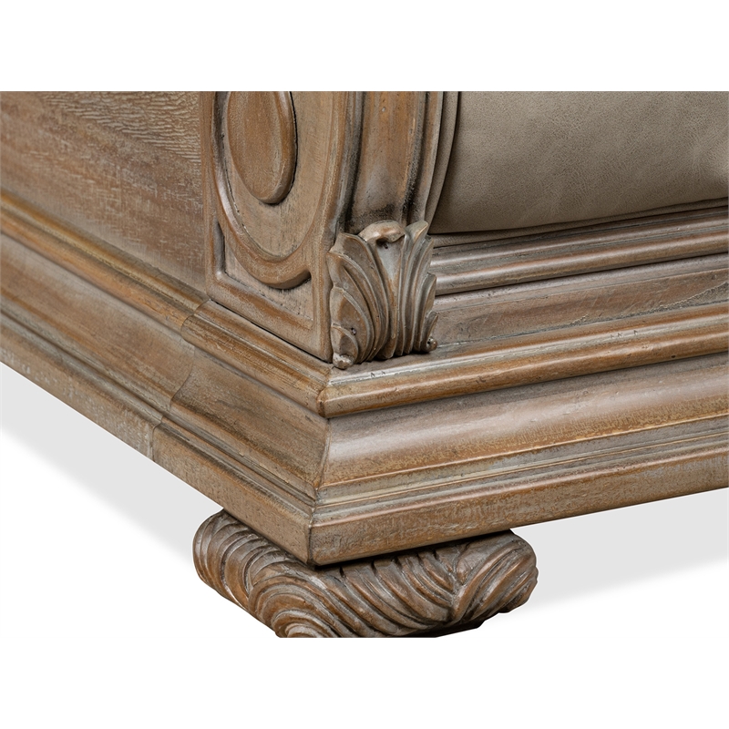 Magnussen Home Marisol Fawn Queen Upholstered Sleigh Bed