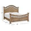 Magnussen Home Marisol Fawn Queen Panel Bed