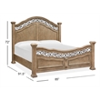 Magnussen Home Marisol Fawn King Panel Bed