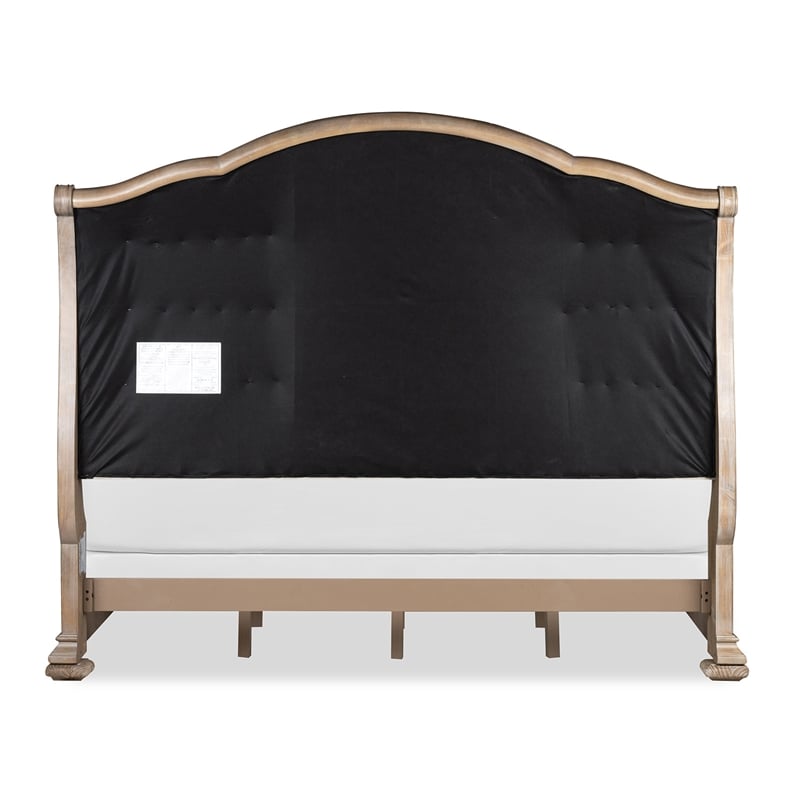 Magnussen Home Marisol Fawn California King Upholstered Sleigh Storage Bed