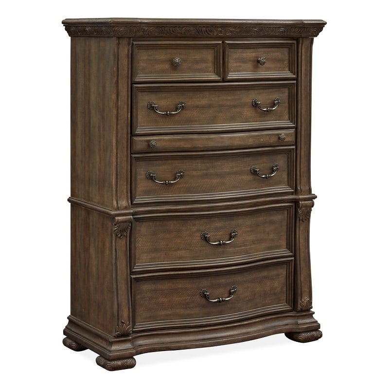 Magnussen Home Durango Willadeene Brown 5-Drawers Bedroom Chest