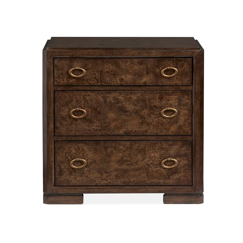 Magnussen Home Rowan Espresso Drawer Nightstand