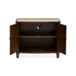 Magnussen Home Rowan Espresso Door Nightstand
