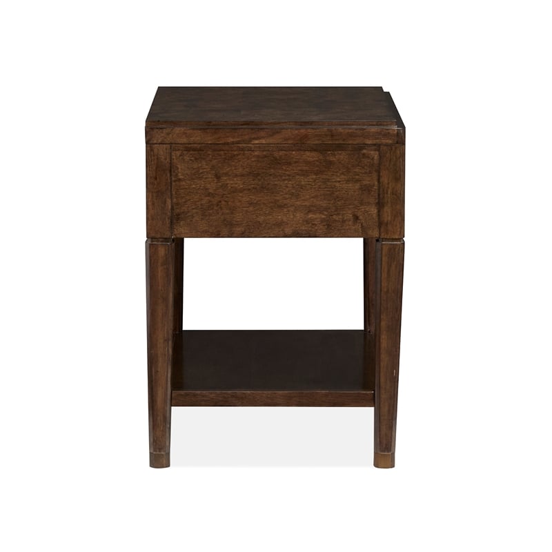 Magnussen Home Rowan Espresso Open Nightstand