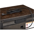 Magnussen Home Rowan Espresso Open Nightstand
