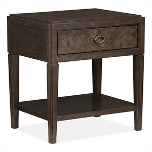 Magnussen Home Rowan Espresso Open Nightstand