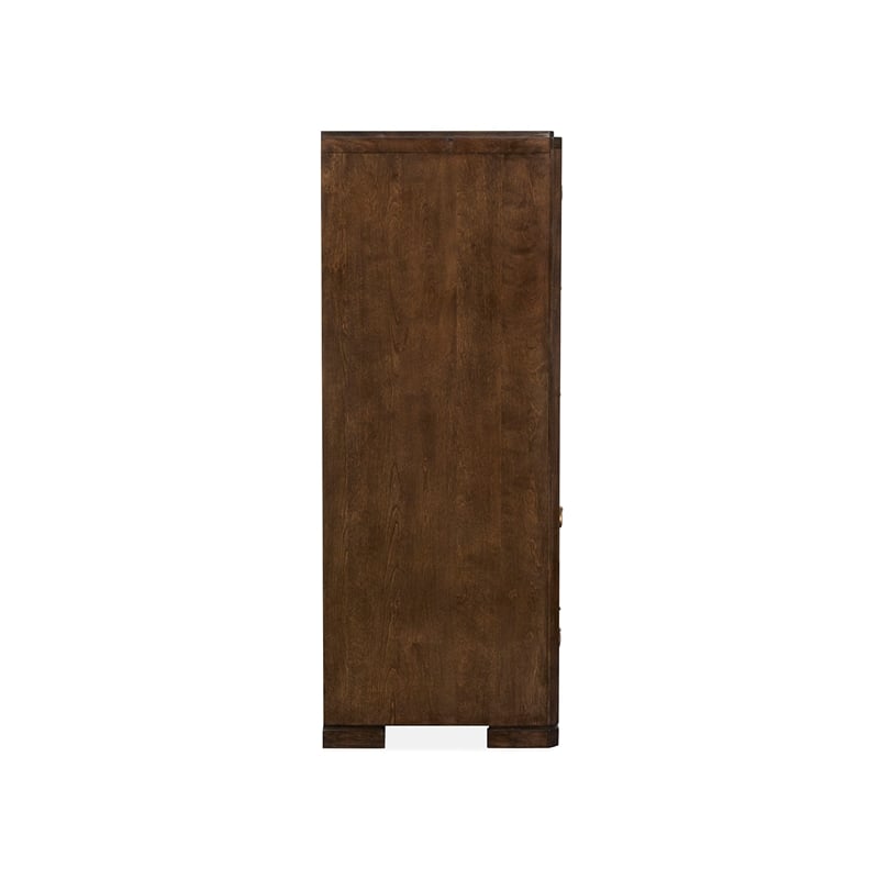 Magnussen Home Rowan Espresso 5-Drawers Bedroom Chest in Espresso