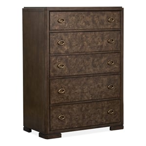 Magnussen Home Rowan Espresso 5-Drawers Bedroom Chest in Espresso