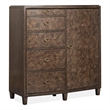 Magnussen Home Rowan Espresso Door Bedroom Chest in Espresso