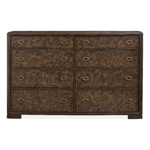 Magnussen Home Rowan Espresso 8-Drawer Bedroom Dresser in Espresso