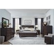 Magnussen Home Rowan Espresso Drawer Dresser With Landscape Mirror in Espresso