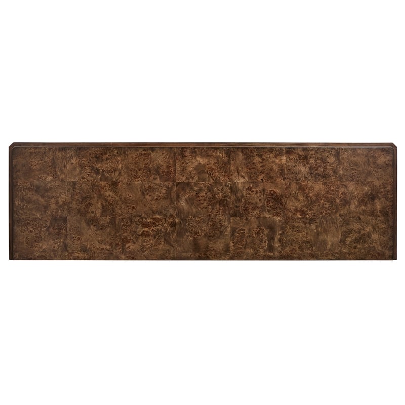 Magnussen Home Rowan Espresso Drawer Dresser With Landscape Mirror in Espresso