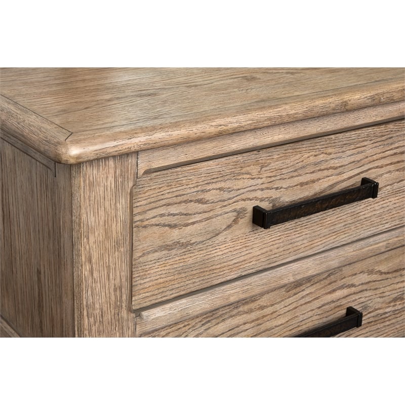 Magnussen Home Claremont Smokey Taupe 6-Drawers Bedroom Dresser