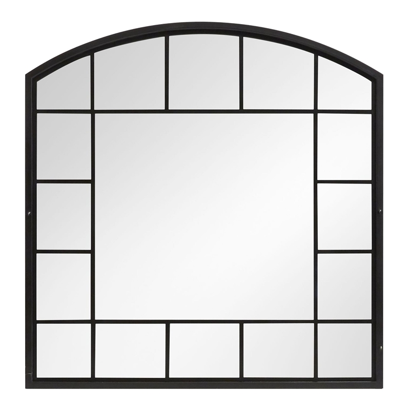 Magnussen Home Harper Springs Silo White Drawer Dresser With Shaped Mirror