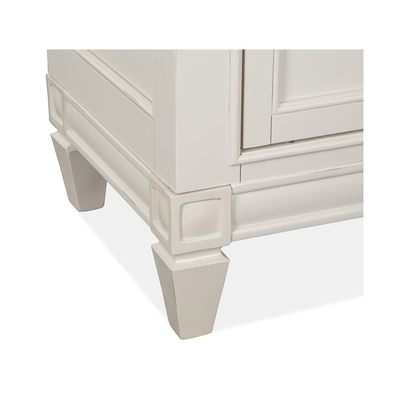 Magnussen Home Willowbrook Egg Shell White Drawer Nightstand