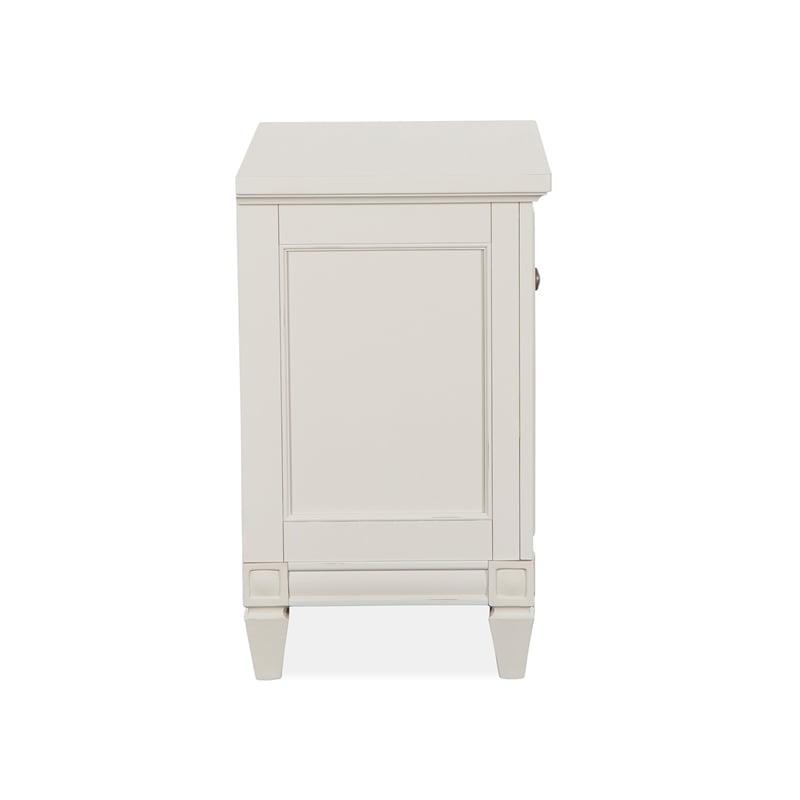 Magnussen Home Willowbrook Egg Shell White Drawer Nightstand