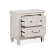 Magnussen Home Willowbrook Egg Shell White Drawer Nightstand
