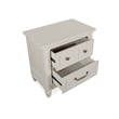 Magnussen Home Willowbrook Egg Shell White Drawer Nightstand