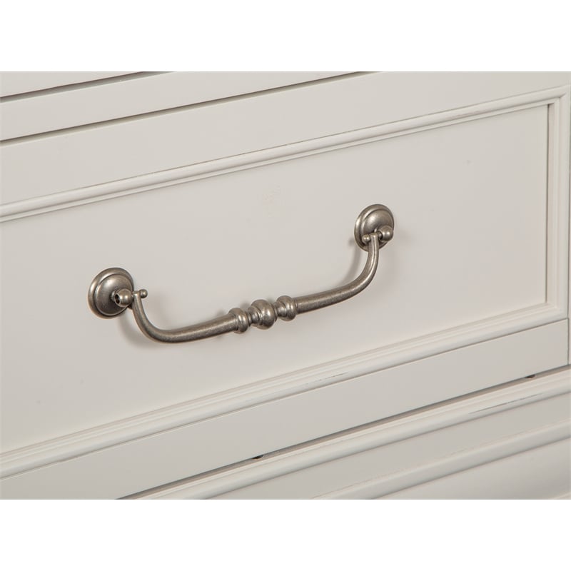 Magnussen Home Willowbrook Egg Shell White Drawer Nightstand